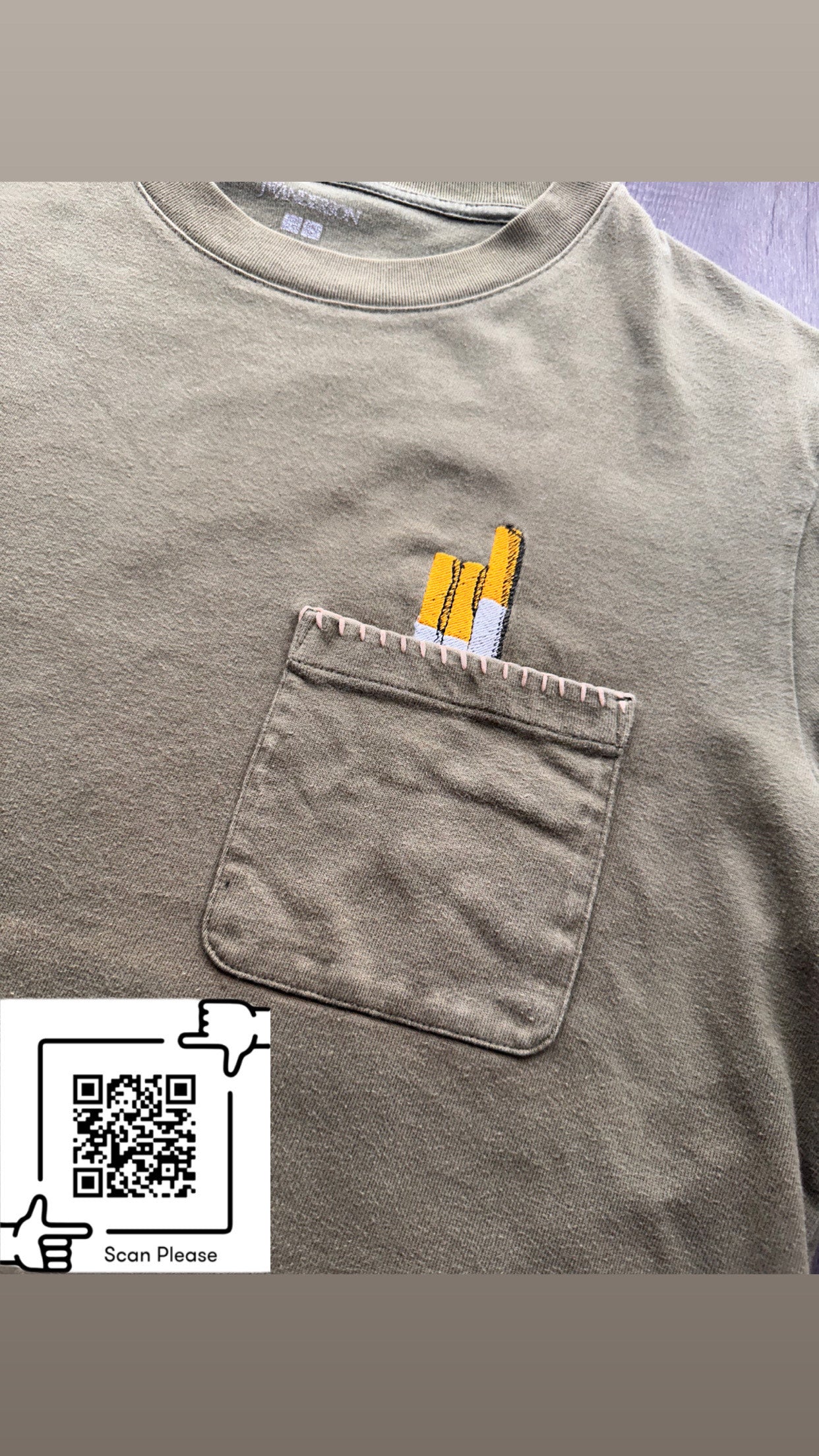 "Loosie Shirt" 1of1 Embroidered T