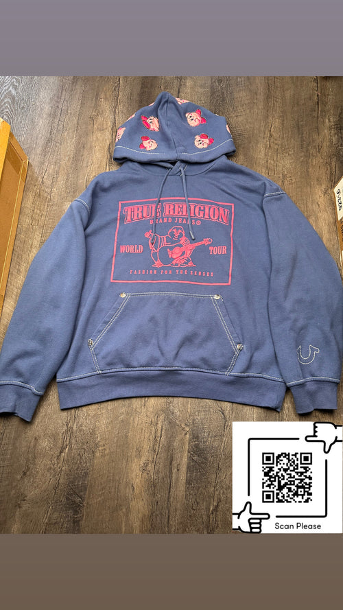 "KirbReligin" 1of1 Upcycled Hoodie