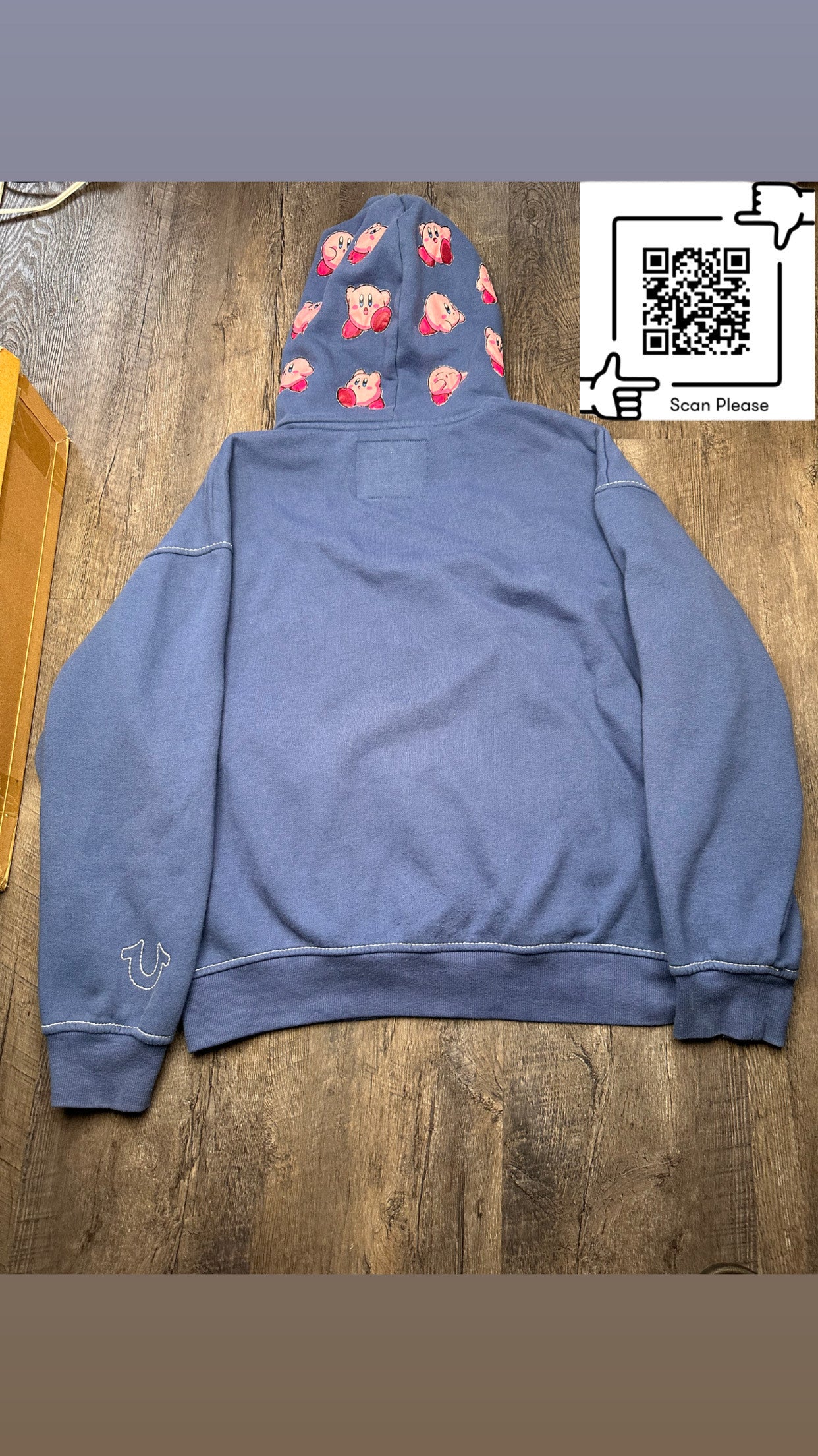 "KirbReligin" 1of1 Upcycled Hoodie